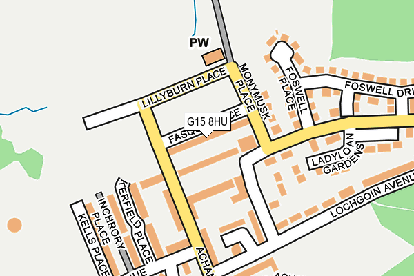 G15 8HU map - OS OpenMap – Local (Ordnance Survey) G15 8HU map - OS OpenMap – Local (Ordnance Survey)