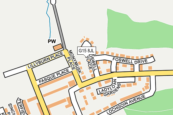 G15 8JL map - OS OpenMap – Local (Ordnance Survey) G15 8JL map - OS OpenMap – Local (Ordnance Survey)