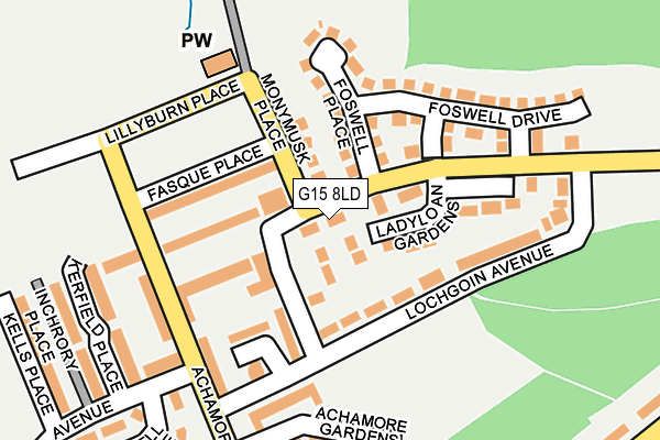 G15 8LD map - OS OpenMap – Local (Ordnance Survey) G15 8LD map - OS OpenMap – Local (Ordnance Survey)