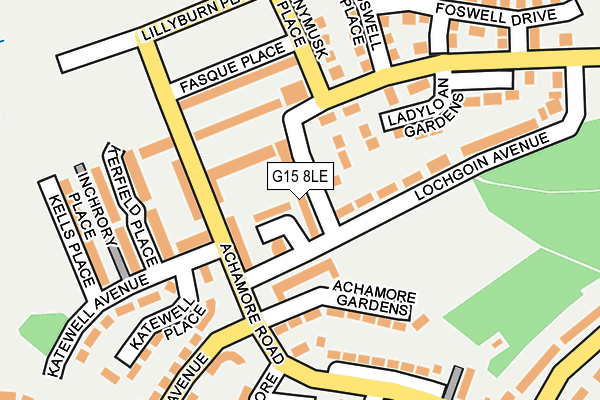 G15 8LE map - OS OpenMap – Local (Ordnance Survey) G15 8LE map - OS OpenMap – Local (Ordnance Survey)