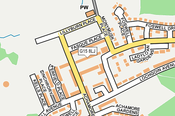 G15 8LJ map - OS OpenMap – Local (Ordnance Survey) G15 8LJ map - OS OpenMap – Local (Ordnance Survey)