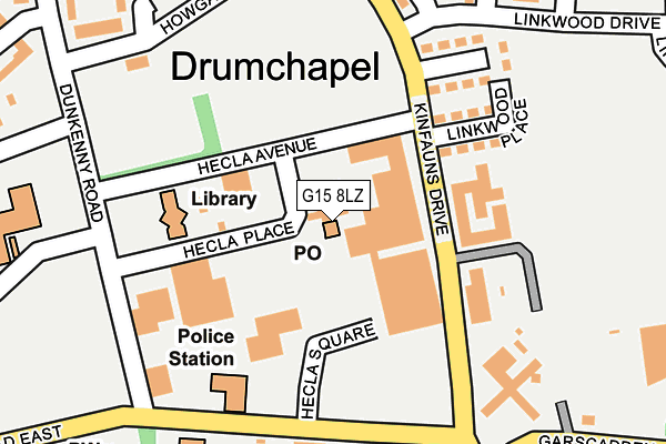 G15 8LZ map - OS OpenMap – Local (Ordnance Survey) G15 8LZ map - OS OpenMap – Local (Ordnance Survey)