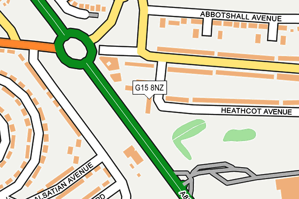 G15 8NZ map - OS OpenMap – Local (Ordnance Survey) G15 8NZ map - OS OpenMap – Local (Ordnance Survey)