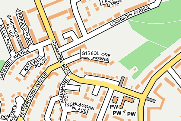 G15 8QL map - OS OpenMap – Local (Ordnance Survey) G15 8QL map - OS OpenMap – Local (Ordnance Survey)