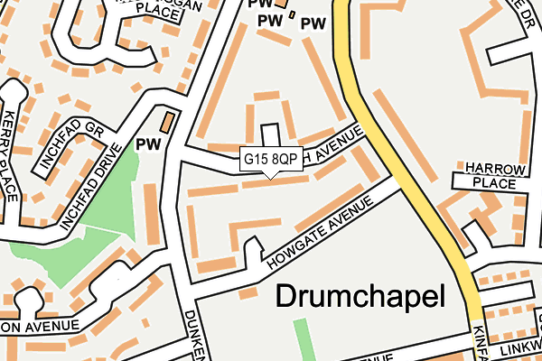 G15 8QP map - OS OpenMap – Local (Ordnance Survey) G15 8QP map - OS OpenMap – Local (Ordnance Survey)