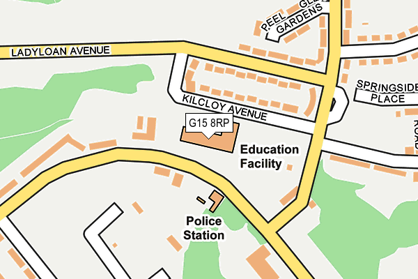 G15 8RP map - OS OpenMap – Local (Ordnance Survey) G15 8RP map - OS OpenMap – Local (Ordnance Survey)