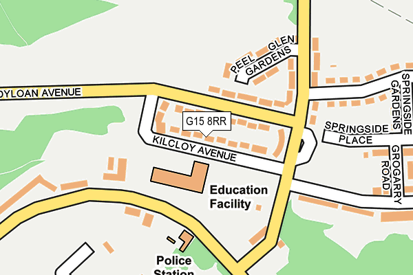 G15 8RR map - OS OpenMap – Local (Ordnance Survey) G15 8RR map - OS OpenMap – Local (Ordnance Survey)