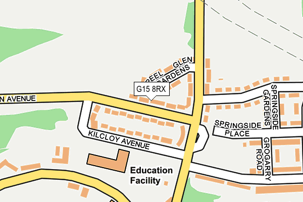G15 8RX map - OS OpenMap – Local (Ordnance Survey) G15 8RX map - OS OpenMap – Local (Ordnance Survey)