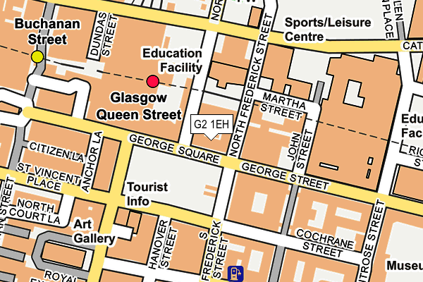 G2 1EH map - OS OpenMap – Local (Ordnance Survey)