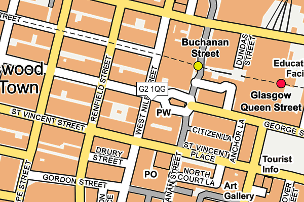 G2 1QG map - OS OpenMap – Local (Ordnance Survey)