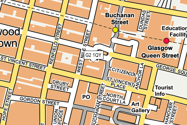 G2 1QY map - OS OpenMap – Local (Ordnance Survey) G2 1QY map - OS OpenMap – Local (Ordnance Survey)
