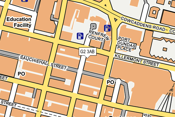 G2 3AB map - OS OpenMap – Local (Ordnance Survey) G2 3AB map - OS OpenMap – Local (Ordnance Survey)