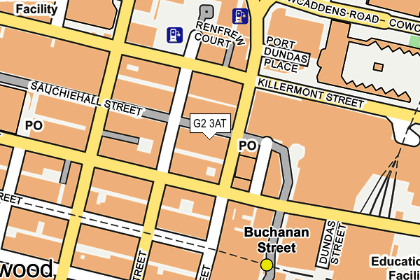 G2 3AT map - OS OpenMap – Local (Ordnance Survey) G2 3AT map - OS OpenMap – Local (Ordnance Survey)