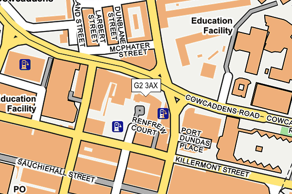 G2 3AX map - OS OpenMap – Local (Ordnance Survey) G2 3AX map - OS OpenMap – Local (Ordnance Survey)