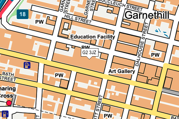 G2 3JZ map - OS OpenMap – Local (Ordnance Survey) G2 3JZ map - OS OpenMap – Local (Ordnance Survey)
