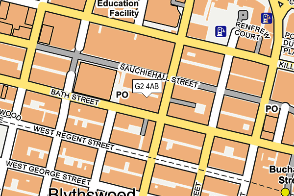 G2 4AB map - OS OpenMap – Local (Ordnance Survey) G2 4AB map - OS OpenMap – Local (Ordnance Survey)