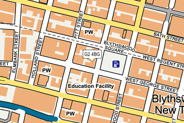 G2 4BG map - OS OpenMap – Local (Ordnance Survey)