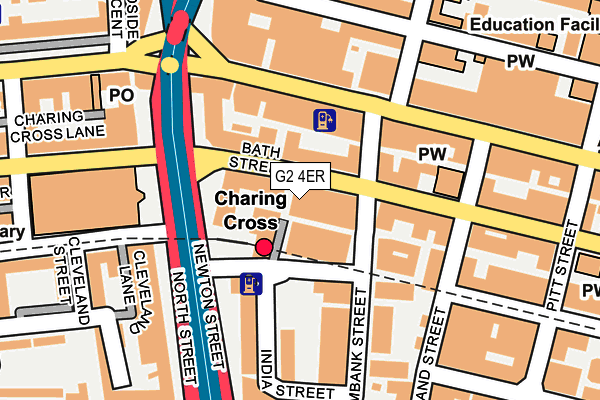 G2 4ER map - OS OpenMap – Local (Ordnance Survey) G2 4ER map - OS OpenMap – Local (Ordnance Survey)