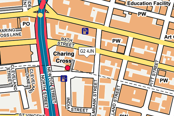 G2 4JN map - OS OpenMap – Local (Ordnance Survey) G2 4JN map - OS OpenMap – Local (Ordnance Survey)