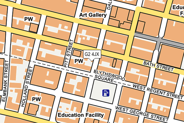 G2 4JX map - OS OpenMap – Local (Ordnance Survey) G2 4JX map - OS OpenMap – Local (Ordnance Survey)