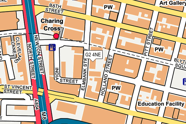 G2 4NE map - OS OpenMap – Local (Ordnance Survey)