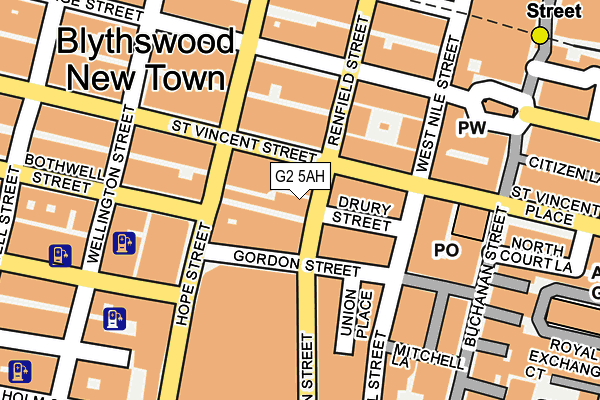 G2 5AH map - OS OpenMap – Local (Ordnance Survey) G2 5AH map - OS OpenMap – Local (Ordnance Survey)