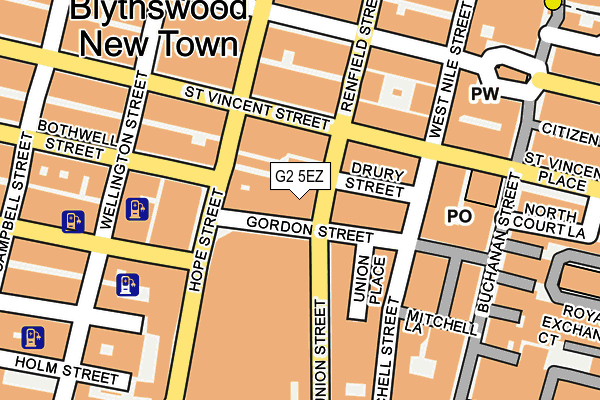 G2 5EZ map - OS OpenMap – Local (Ordnance Survey) G2 5EZ map - OS OpenMap – Local (Ordnance Survey)