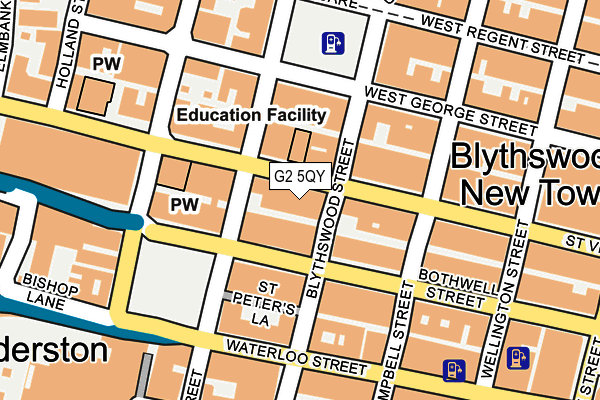 G2 5QY map - OS OpenMap – Local (Ordnance Survey) G2 5QY map - OS OpenMap – Local (Ordnance Survey)