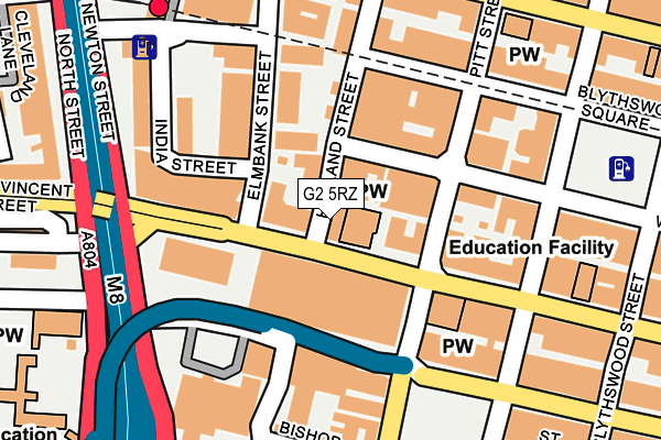 G2 5RZ map - OS OpenMap – Local (Ordnance Survey) G2 5RZ map - OS OpenMap – Local (Ordnance Survey)
