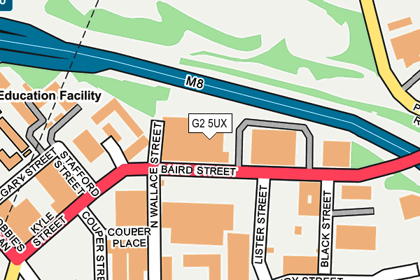 G2 5UX map - OS OpenMap – Local (Ordnance Survey) G2 5UX map - OS OpenMap – Local (Ordnance Survey)