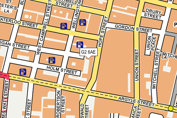 G2 6AE map - OS OpenMap – Local (Ordnance Survey) G2 6AE map - OS OpenMap – Local (Ordnance Survey)