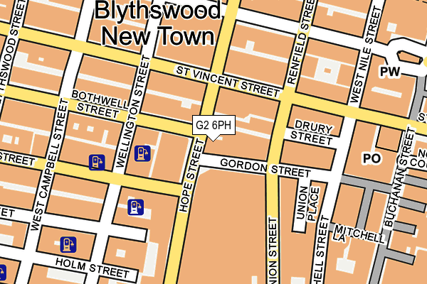 G2 6PH map - OS OpenMap – Local (Ordnance Survey)