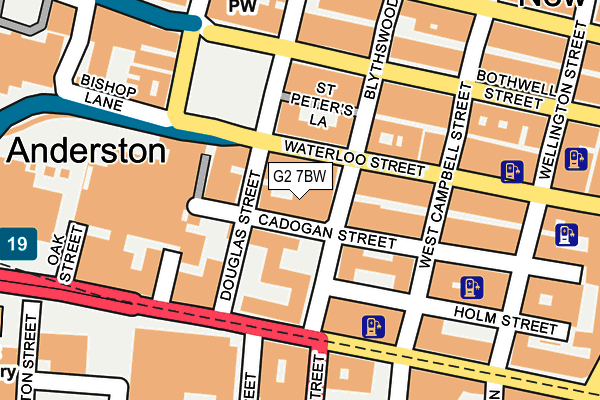 G2 7BW map - OS OpenMap – Local (Ordnance Survey) G2 7BW map - OS OpenMap – Local (Ordnance Survey)