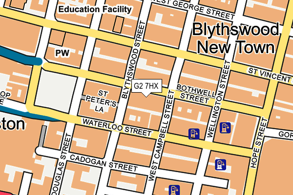 G2 7HX map - OS OpenMap – Local (Ordnance Survey) G2 7HX map - OS OpenMap – Local (Ordnance Survey)