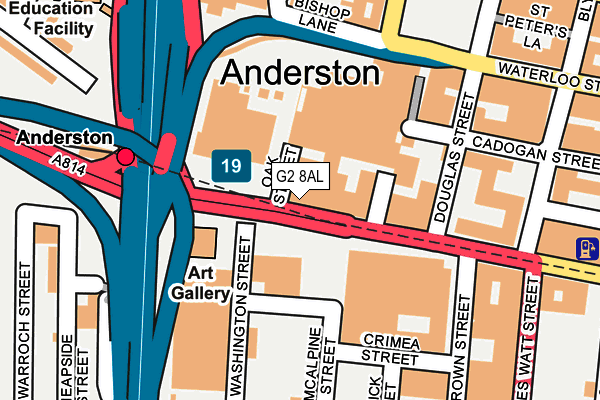 G2 8AL map - OS OpenMap – Local (Ordnance Survey) G2 8AL map - OS OpenMap – Local (Ordnance Survey)