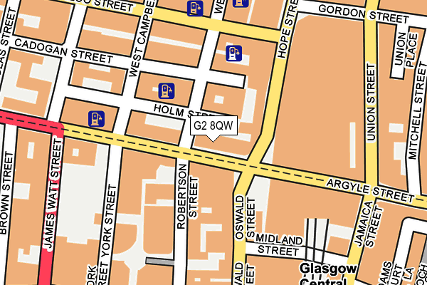 G2 8QW map - OS OpenMap – Local (Ordnance Survey) G2 8QW map - OS OpenMap – Local (Ordnance Survey)