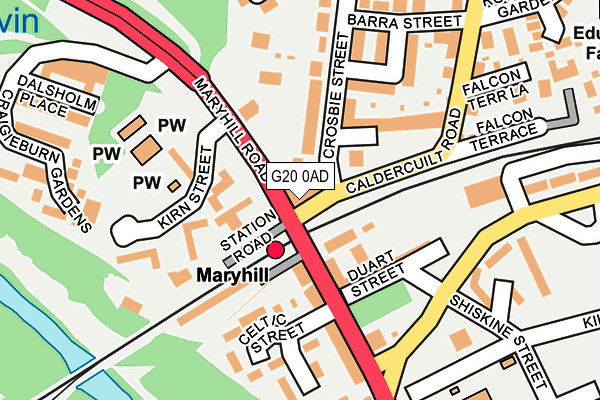 G20 0AD map - OS OpenMap – Local (Ordnance Survey) G20 0AD map - OS OpenMap – Local (Ordnance Survey)