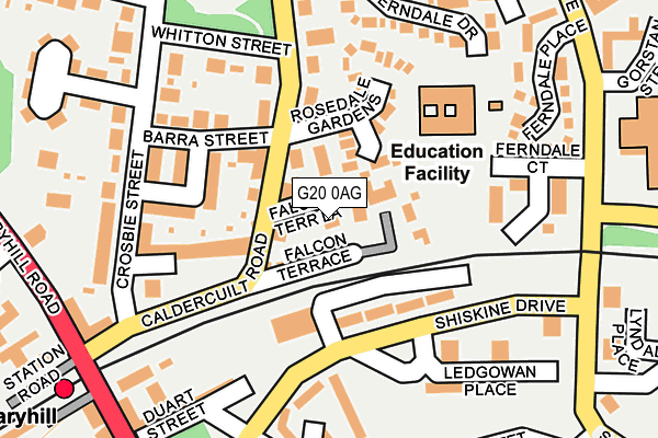 G20 0AG map - OS OpenMap – Local (Ordnance Survey) G20 0AG map - OS OpenMap – Local (Ordnance Survey)