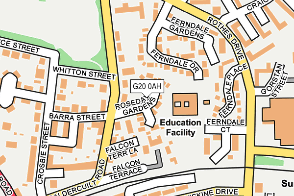 G20 0AH map - OS OpenMap – Local (Ordnance Survey) G20 0AH map - OS OpenMap – Local (Ordnance Survey)