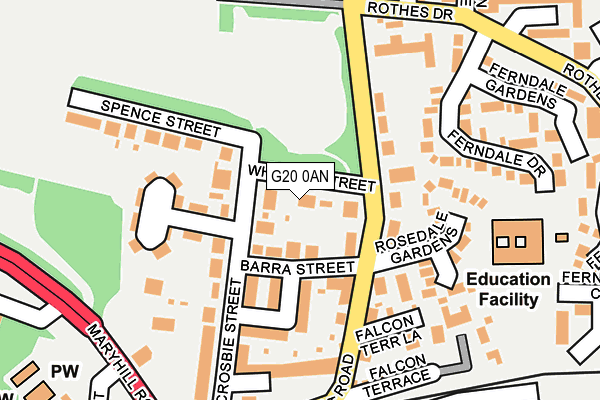 G20 0AN map - OS OpenMap – Local (Ordnance Survey) G20 0AN map - OS OpenMap – Local (Ordnance Survey)