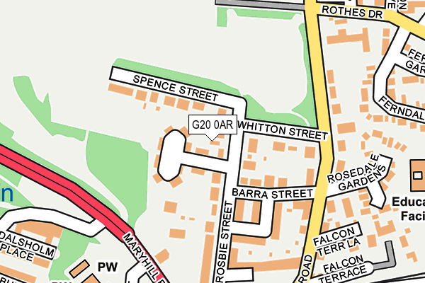 G20 0AR map - OS OpenMap – Local (Ordnance Survey) G20 0AR map - OS OpenMap – Local (Ordnance Survey)