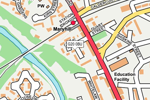 G20 0BU map - OS OpenMap – Local (Ordnance Survey) G20 0BU map - OS OpenMap – Local (Ordnance Survey)
