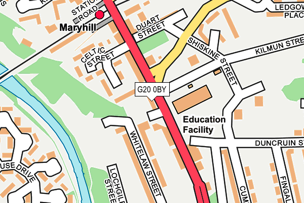 G20 0BY map - OS OpenMap – Local (Ordnance Survey) G20 0BY map - OS OpenMap – Local (Ordnance Survey)