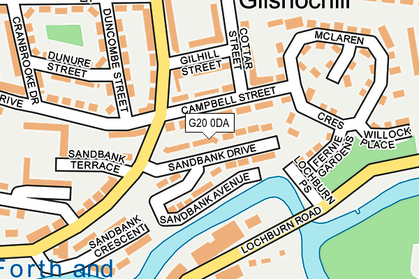 G20 0DA map - OS OpenMap – Local (Ordnance Survey) G20 0DA map - OS OpenMap – Local (Ordnance Survey)