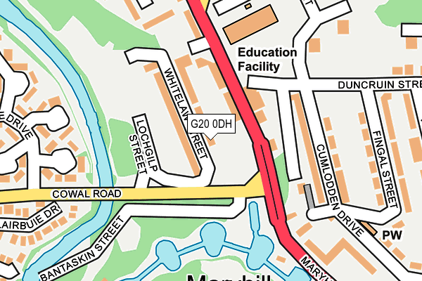 G20 0DH map - OS OpenMap – Local (Ordnance Survey) G20 0DH map - OS OpenMap – Local (Ordnance Survey)