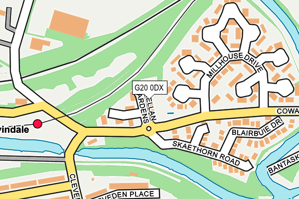 G20 0DX map - OS OpenMap – Local (Ordnance Survey) G20 0DX map - OS OpenMap – Local (Ordnance Survey)