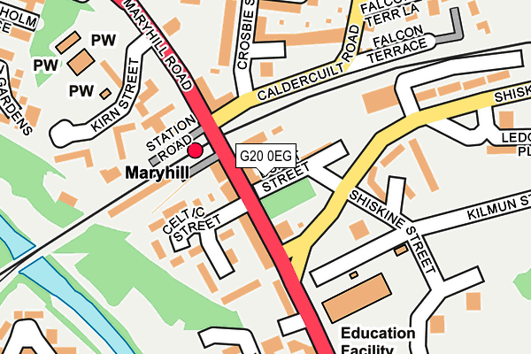 G20 0EG map - OS OpenMap – Local (Ordnance Survey) G20 0EG map - OS OpenMap – Local (Ordnance Survey)