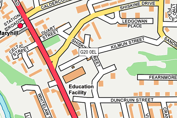 G20 0EL map - OS OpenMap – Local (Ordnance Survey) G20 0EL map - OS OpenMap – Local (Ordnance Survey)