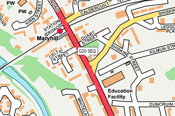 G20 0EQ map - OS OpenMap – Local (Ordnance Survey)