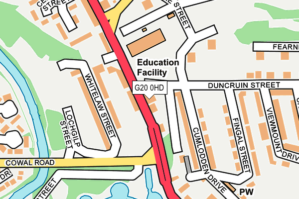 G20 0HD map - OS OpenMap – Local (Ordnance Survey) G20 0HD map - OS OpenMap – Local (Ordnance Survey)